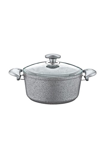 OMS 3110-24/gray Granite Deep Pot Gray 24x12 Cm
