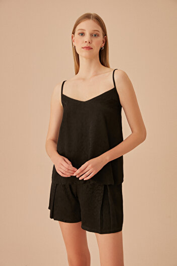 SUWEN Diamond Shorts Set