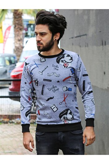 Madmext Graues Sweatshirt für Herren - 1738