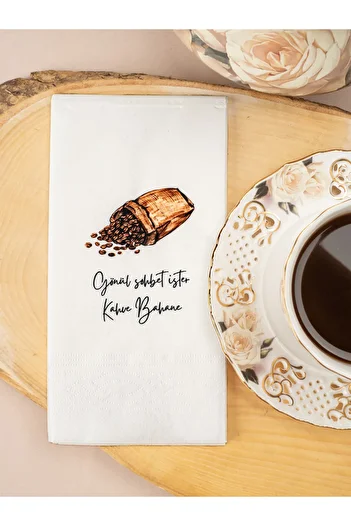 Rima Tasarım Gönül Wants to Chat Coffee Presentation Napkin 20pcs
