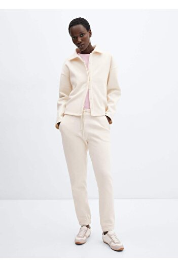 MANGO Woman Cotton jogger pants