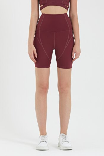 GRAB Bordo Toparlayıcı Spor Şort
