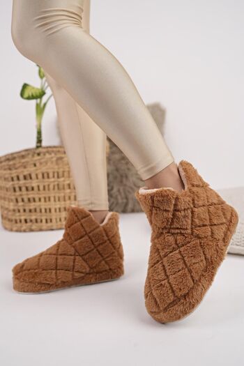 StWenn Women's Slippers Home Boots Home Shoes Thick Light Non-Slip Sole