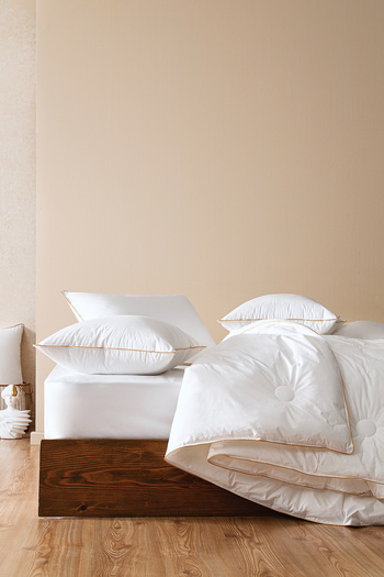 Puffy Tendro Double Nano Gel Quilt - White