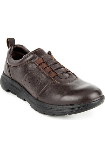 Muya Stone 6 Point Anatomical Sole Leather Men's Shoes