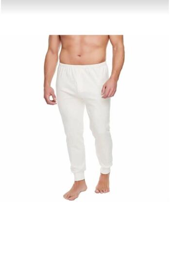 Tutku 0113 Men's Interlock 100% Cotton Bottom 2 Pieces