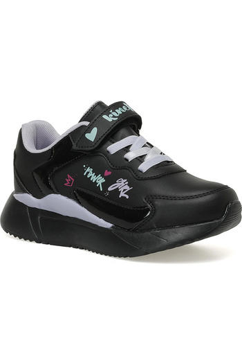 Kinetix Adela 2pr Black-Lilac Girls' Sports Shoes