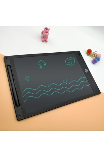 Canderel Lcd 12.5 Inç Dijital Kalemli Çizim Yazı Tahtası Not Yazma Eğitim Tableti Writing Tablet Büyük Boy