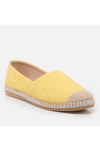 Yaya by Hotiç Yellow Pedestrian Women's Espadrille