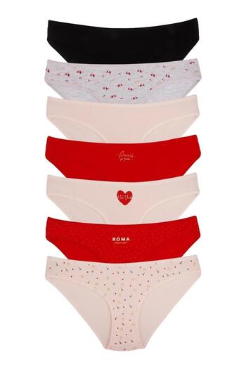 Dominant Women's 7-Piece Bikini Panties 37000