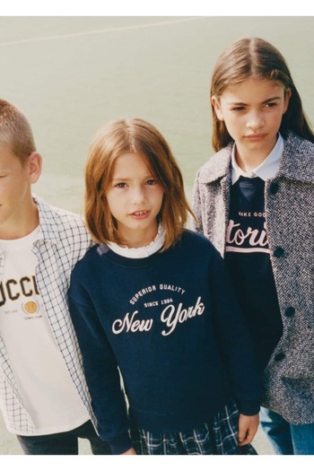 MANGO Kids Φόρεμα φούτερ με τετράγωνη φούστα