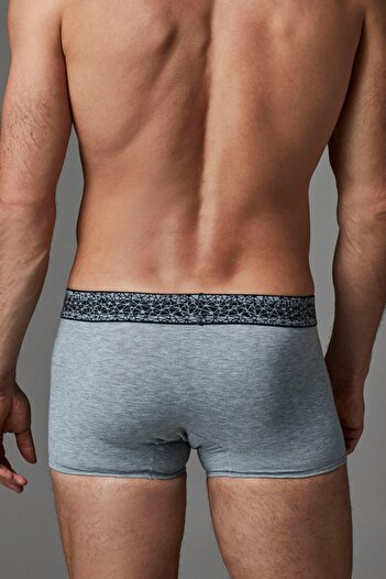 Dagi Gray Melange D5218 Compact Spider Boxer