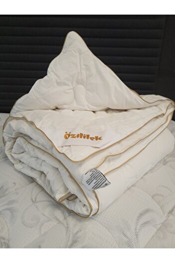 Özdilek Cream Double Bound Wool Quilt