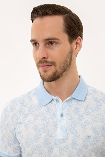 Pierre Cardin Μπλουζάκι Polo Slim Fit με λαιμόκοψη