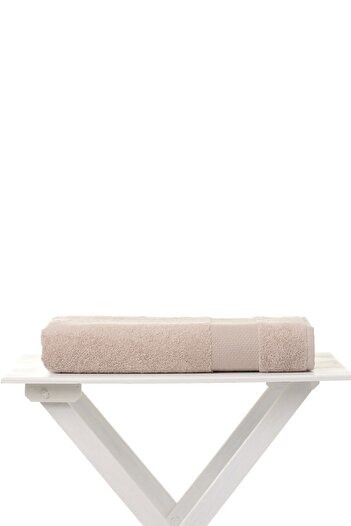 AİRYCOT Beige 90x165 Bath Towel