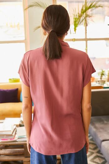Olalook Női Dusty Rose denevér viszkóz ing GML-19000617