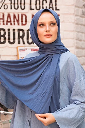 Stella Women's Combed Cotton Shawl Indigo