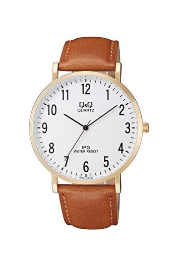 Q&Q Leather Cord Classic Men's Wristwatch 5 Different Colors