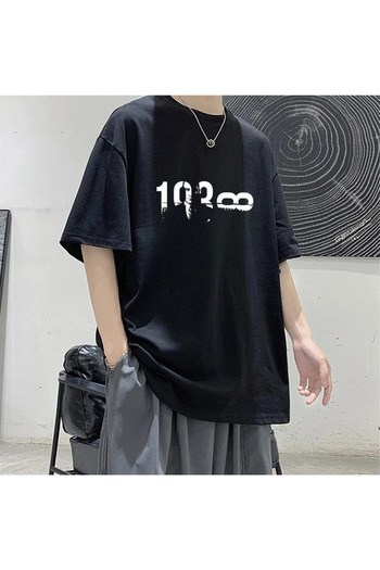 Touz LAGOM MODA 100th Anniversary of Victory Special Black Unisex Oversize T-shirt