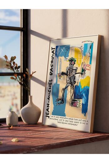 Postifull Jean-michel Duvar Posteri, Modern Sanat, Sanat Serisi Poster - Kalın Kağıt - Çerçevesiz