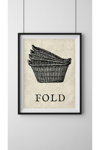 Postifull Vintage Theme Wall Poster, Laundry Room Poster, Frameless Poster, Aesthetics, Frameless Painting