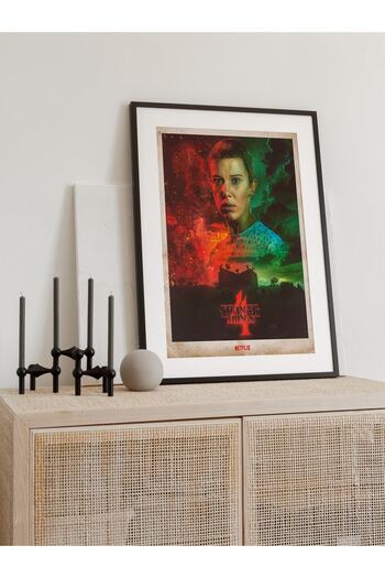Postifull Netflix Stranger Things Eleven Wall Painting, Frameless Poster, Living Room, Room and Office Wall Decor