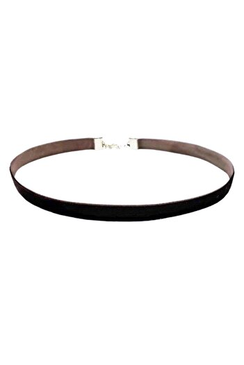 Bijustore Brown Velvet Women's Choker Necklace