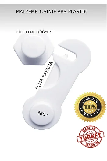 M Mimoza Park 4 Latched Cabinets and Drawers Multi-Purpose Child Baby Safety Lock Safety
