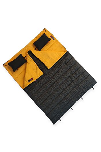 Naturecamp Era 350 Plus Khaki -15 Degree Combinable Double Pillowed Sleeping Bag