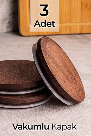 Snippy Bella Milla 3-Piece Wooden Vacuum Lid Elysia Timeless Compatible