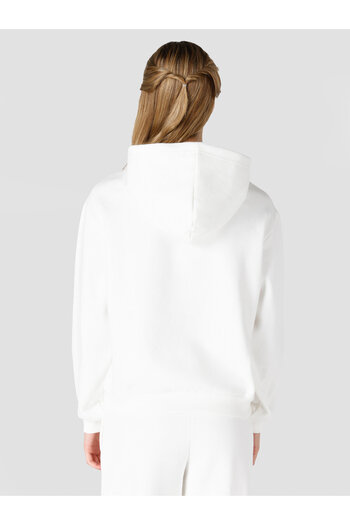 Colin's Regular Fit Hooded White Women's Sweatshirt