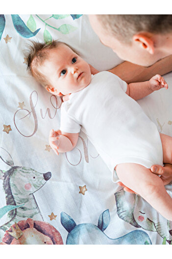 Nilue Jungle Muslin Blanket - 100% Organic Muslin Cotton