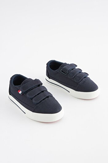 Next Baby Navy Banded Sneakers