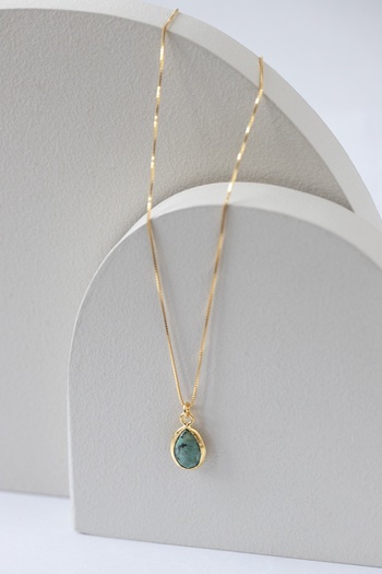 art and crafts jewelry Aralik Burç Taşı Turkuaz 925 Gümüş Kolye