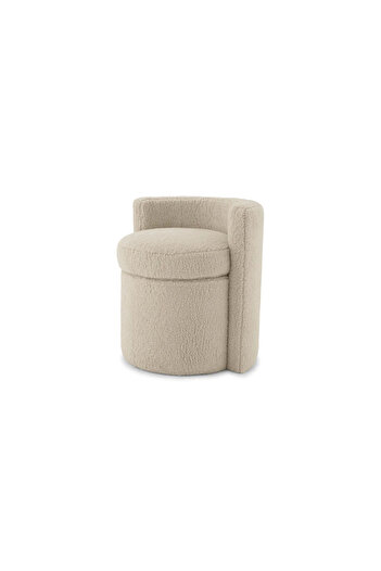 hoom concept BONİTA TEDDY PUF, KREM