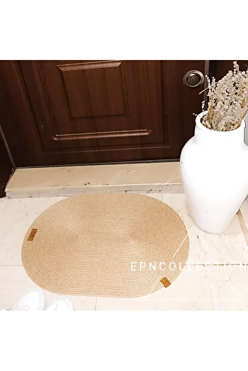 epncollection wicker jute doorstep mat bathroom mat