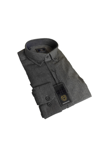 Abbate Чоловіча сорочка з довгими рукавами Slim Fit