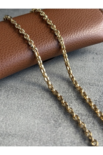 CAPO by Aytaç Yamaç 65cm Gold Renk Link Zincir Erkek Çelik Kolye