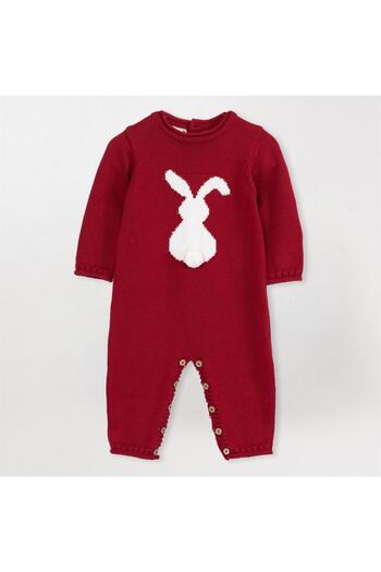 Minora Rabbit Jumpsuit Red