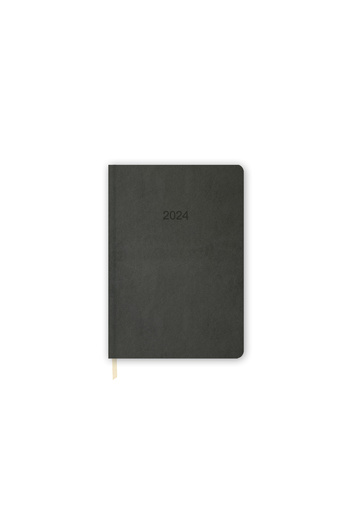 KESKİN COLOR 2024 Grey Thermo Leather Agenda - 14*20 Old Agenda