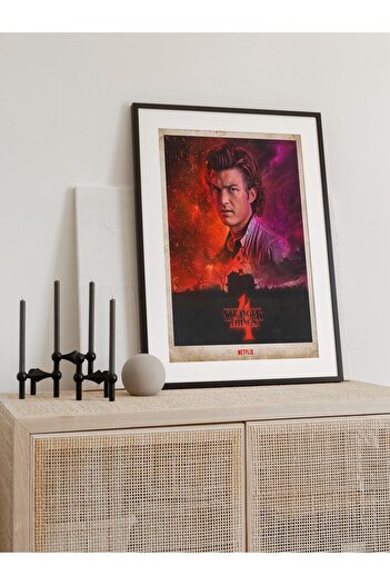 Postifull Netflix Stranger Things Steve Wall Painting, Frameless Poster, Living Room, Room and Office Wall Decor
