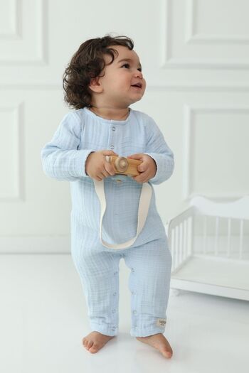 Cuckoo Cotton Baby Winter Jumpsuit 4K Muslin Fabric - Delicate Skin Friendly - Breathable Comfort