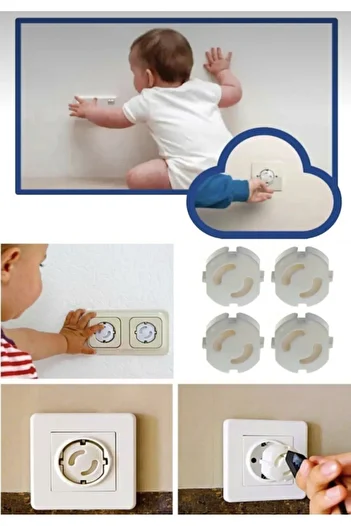 M Mimoza Park 6-Piece Socket Cover, Socket Protector, Socket Coverer Home Safety / Baby Protector / Child Protector