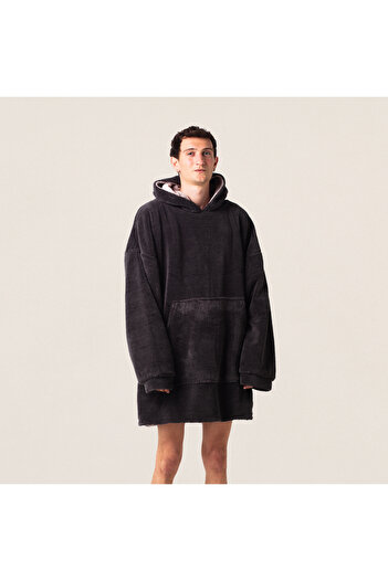 MEYN COLLECTİON UNISEX HOODED WEARABLE BLANKET