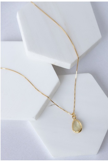 art and crafts jewelry Kasım Burç Taşı Sitrin 925 Gümüş Kolye