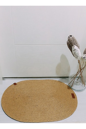 epncollection wicker jute doorstep mat bathroom mat