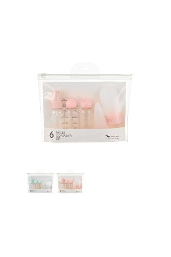 Miniso Çantalı Çok İşlevli Seyahat Şişe Seti (6 Adet)