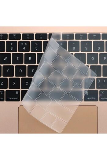 Nezih Case For Apple Macbook 13.3 Pro M1 M2 2020 2021 2022 A2338 A2686 Turkish Q Keyboard Slim Transparent Keyboard Protector