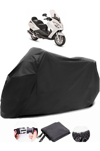 AutoEN Peugeot Satelis 400 Black Motorcycle Tarpaulin Waterproof Durable Fabric
