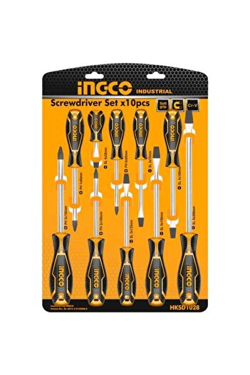Ingco 10 Parçalı Tornavida Seti